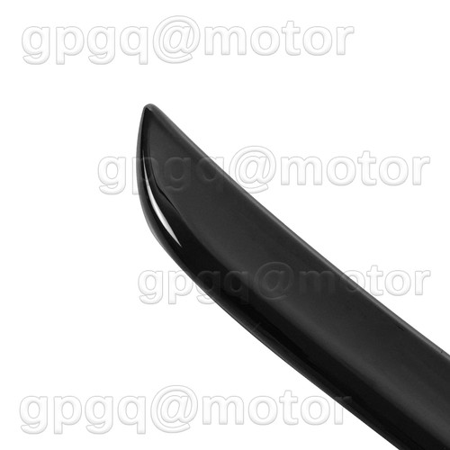 For VW Golf GTI R MK7 MK7.5 4DR 12-20 TCR Style Gloss BLK Rear Spoiler Extension - Picture 8 of 10