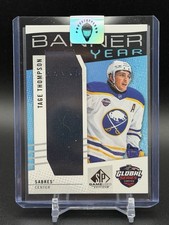 2025-26 UD SP Game Used Global Series Banner Year Tage Thompson Buffalo Sabres