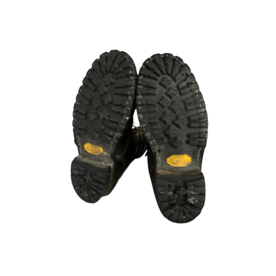 White's Boots Hathorn Explorer Fire Fighter Black Leather Boots Size 10 EE Used - Image 4 of 4