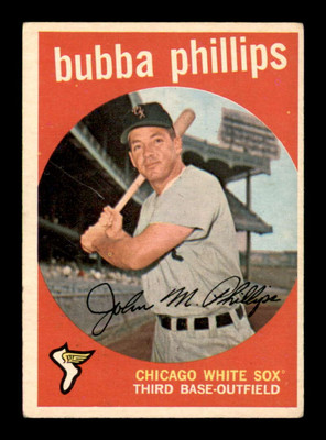 1959 Topps #187 Bubba Phillips  VG/VGEX X2985641