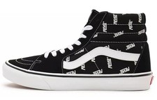 Vans Sk8 Hi Vans Allover Logo Black - VN0A32QGQW7 Size