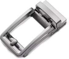 40Mm Ratchet Belt Buckle Only for 1 3/8 Slide Belt Strap, Automatic Click Buckle