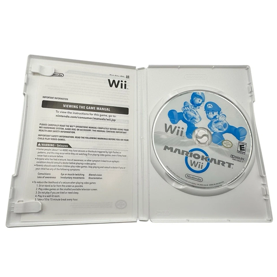 Mario Kart Wii (Nintendo Wii , 2008) No Manual - Tested - Image 4 of 4