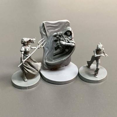 10pc Wolf Guard Elven Archer Warriors Miniatures Heroquest Board Game