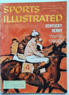 1960 KENTUCKY DERBY PREVIEW HORSE RACING MAY 2nd Sports Illustrated EXCELLENT