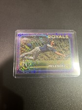 2024 Topps Chrome MJ Melendez Purple Speckle Kansas City Royals 248/299