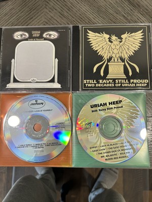 Lot of 2 Uriah Heep- Look At Yourself & Still Eavy, Still Proud Two Decades