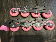 ROLLER DERBY Inline Replacement Wheels - Set of 2 unused skate roller blade Pink
