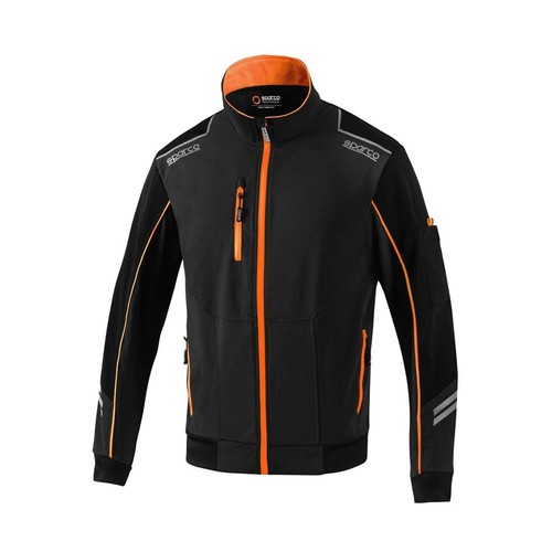Sparco Jacket Men TECH black-orange size L - Picture 2 of 3