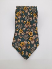  VITALIANO PANCALDI rare cravatta tie 100% seta silk multicolore floreale A324