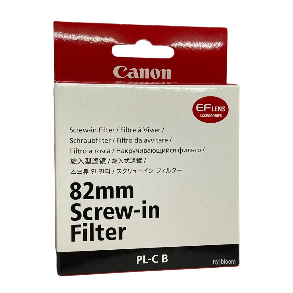 New CANON Circular Polarizing Filter 82mm PL-C B 82mm Screw-in Filter - Image 3 of 4