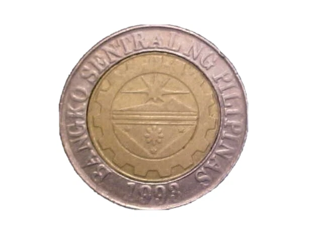 Filipinas 2011 10 Piso Bimetálico KM# 278 - ¡Bonito Circ de alta calidad! -c1916xux Foto 2 de 2