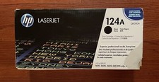Genuine HP Q6000A Black Laserjet Print Cartridge 124A Open Box