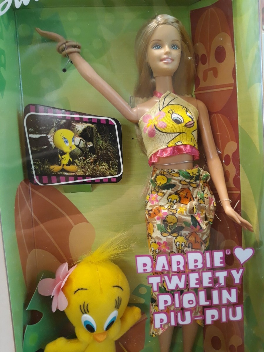 2003 Barbie Loves Tweety Piolin Piu-Piu Looney Tunes Back in