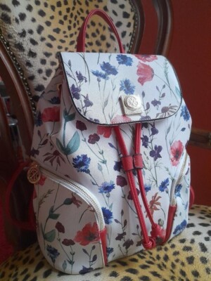 CHRISTIAN LACROIX - Tasche, Rucksack, Serie ''Blumenmuster Lucie'', brandneu