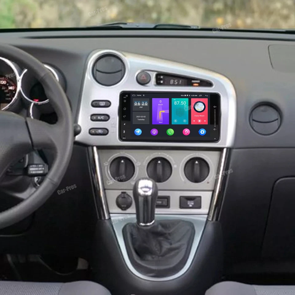 Для Toyota Matrix 2003-2008 7» Apple CarPlay Android 13 автомобильное радио GPS RDS WIFI - Изображение 3 из 4