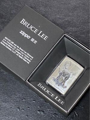 Zippo Bruce Lee 本体 専用ケース入り Zippo Bruce Lee 3D Metal Silver One Sided Processing Lighter