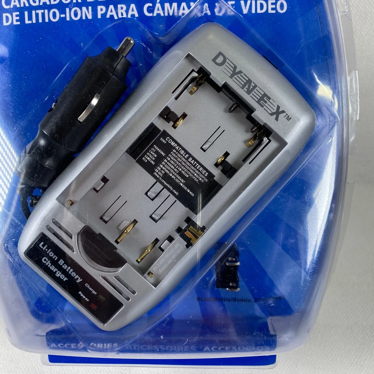 DYNEX Lithium Ion Universal Camcorder Battery Charger Vehicle and