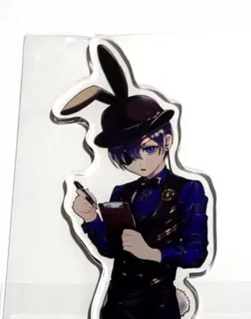 Black Butler Bitter Rabbit Cafe 2023 Big Acrylic Stand Ciel 6inch  Kuroshitsuji