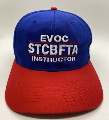 Evoc STCBFTA Instructor Cap Hat Adult Snapback Blue Cotton 