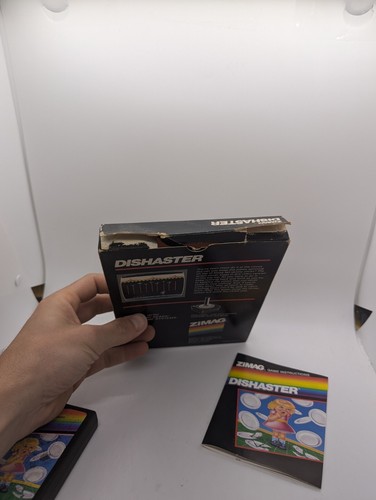 Dishaster (Atari 2600) Cartridge With Manual TESTED! RARE! Video Game Authentic - Picture 6 of 9