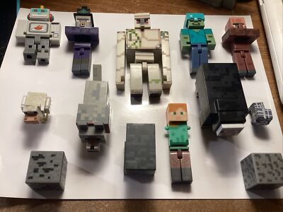 Minecraft collection￼13 items in all i think they are minecraft