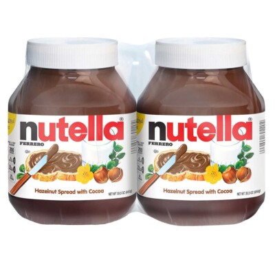 Nutella Hazelnut Spread with Cocoa, 33.5 oz, 2-count *FREE SHIPPING*