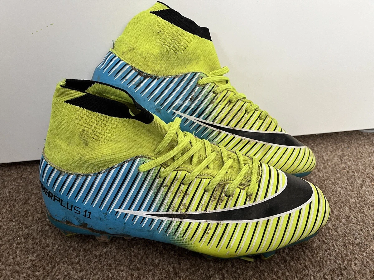 Nike Mercurial Superfly Plus11 Football Boots Neon Blue Moulds