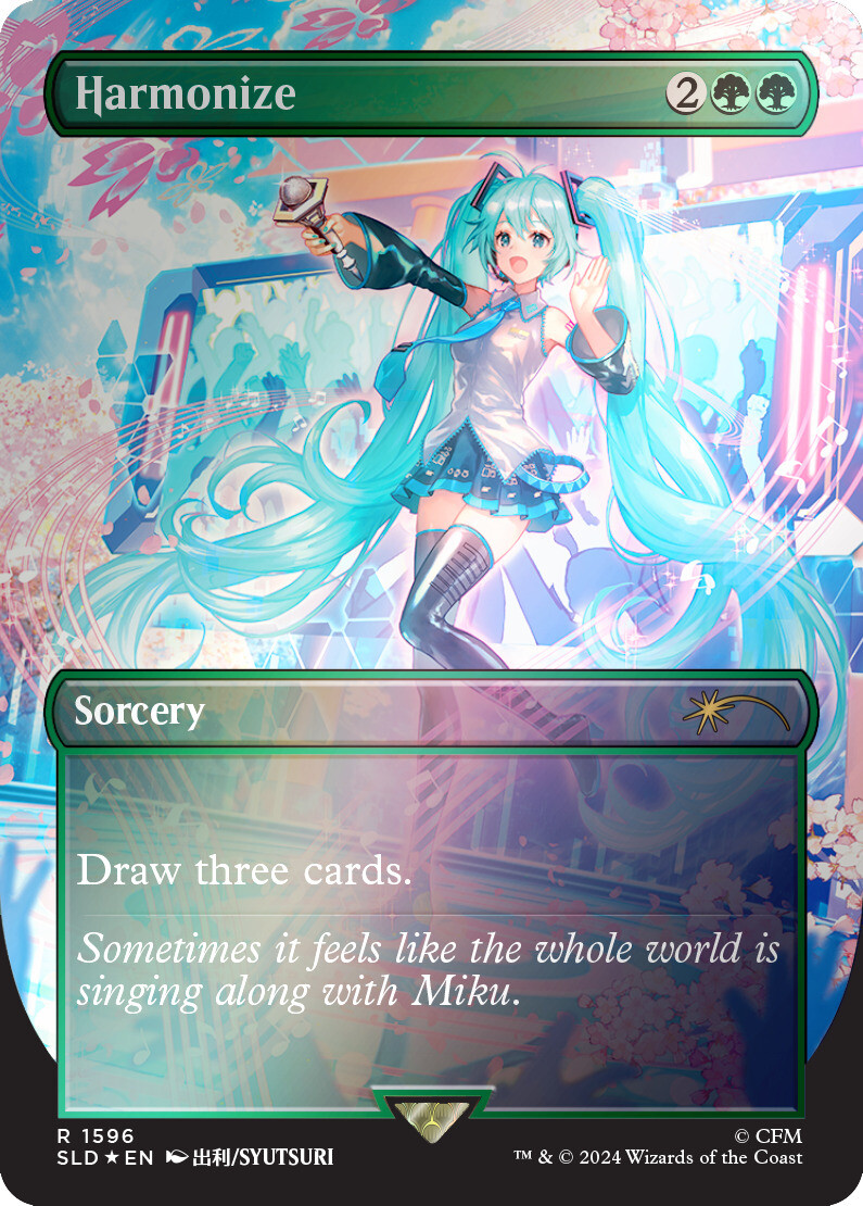 Secret Lair Hatsune Miku Sakura Superstar Set of 2 EN JP Secret Lair Hatsune Miku Sakura Superstar Set of 2 EN JP