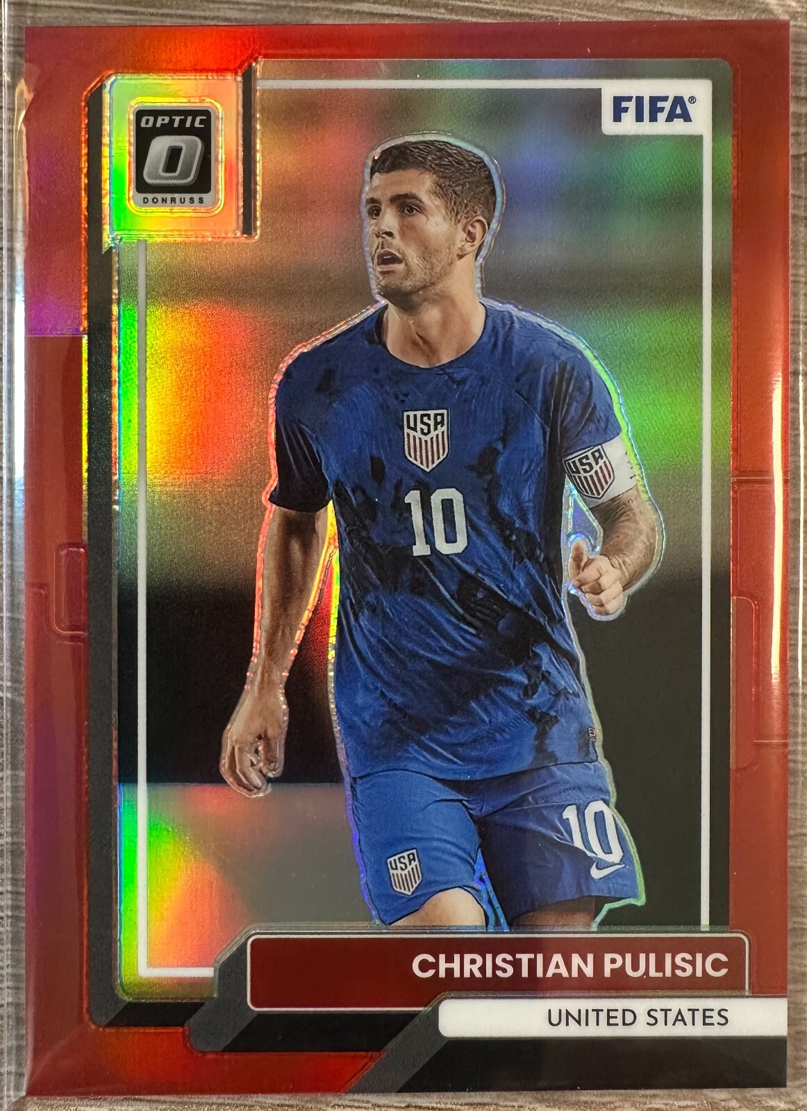 CHRISTIAN PULISIC 2022-23 PANINI DONRUSS SOCCER USA SP OPTIC RED #040/165 #169