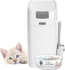 Littycat Katzenstreu Entsorgungseimer Mit Schaufel - Inkl. Nachfüllkassette - Ka