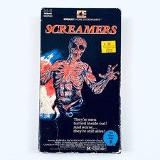 Screamers VHS Tape 1985 Rare HTF Barbara Bach Horror Embassy Home Entertainment Screamers VHS Tape 1985 Rare HTF Barbara Bach Horror Embassy Home Entertainment