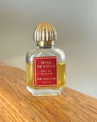 Vintage MISS De RAUCH Miniature Bottle Eau de Toilette Splash MINI EDT Paris