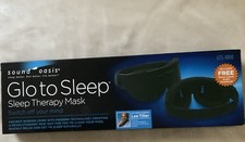 3/ 18 NEW Sound Oasis Deluxe Glo to Sleep Natural Sleep Therapy Eye Mask,