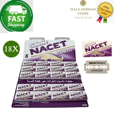 1800 Blade X Double Edge Razor Blades Gilette NACET Stainless Russia Men's Razor