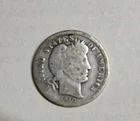 1910 D Barber Dime Silver Circulated 10 Cent VG Coin