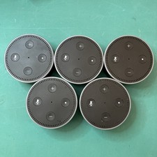 Five Amazon Echo Dot 2nd Generation Smart Speakers, RS03QR. Black. Tested. VGOOD