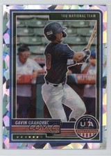 2023 Panini USA Baseball Stars & Stripes Crystals Prizm 7/23 Gavin Grahovac 11if