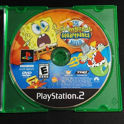 The SpongeBob SquarePants Movie PS2 NTSC-U/C Tested