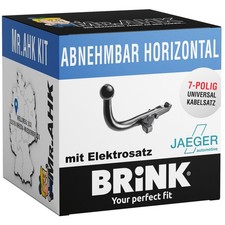 Für Saab 9-5 Sport Kombi 99-11 Brink Anhängerkupplung abnehmbar mit 7pol E-Satz