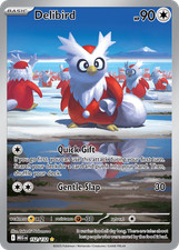 Delibird 152/132 Illustration Rare Mega Evolution Pokemon Holo Near Mint