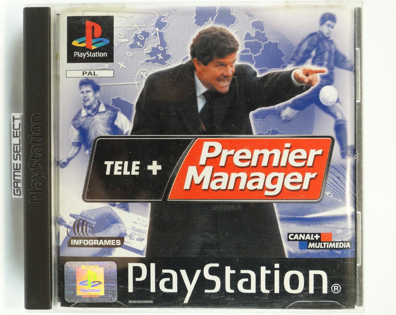 Tele+ Premier Manager Canal+ Football Playstation 1 PS1 PAL - Complet