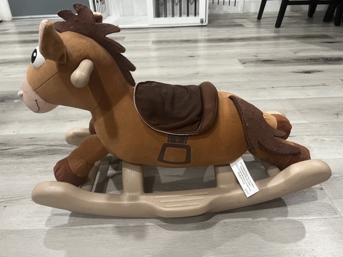 Disney Pixar Toy Story Bullseye Rocking Horse Plush Rocker Kiddieland Sound Work