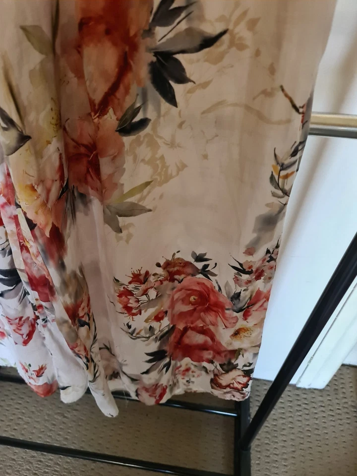 Ladies Pants Size 14 Witchery Wide-leg Elastic Waist  Lovely Colours  VGC - image 4 of 4