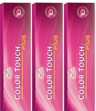 3 Wella COLOR TOUCH PLUS Demi Permanent Hair Color 2 oz  CHOICE PAY 1 SHIP