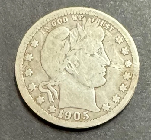 1905 O Barber Quarter