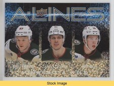 2024 Series 1 A-Lines Gold Kirill Kaprizov Joel Eriksson Ek Matt Boldy READ 1j3a