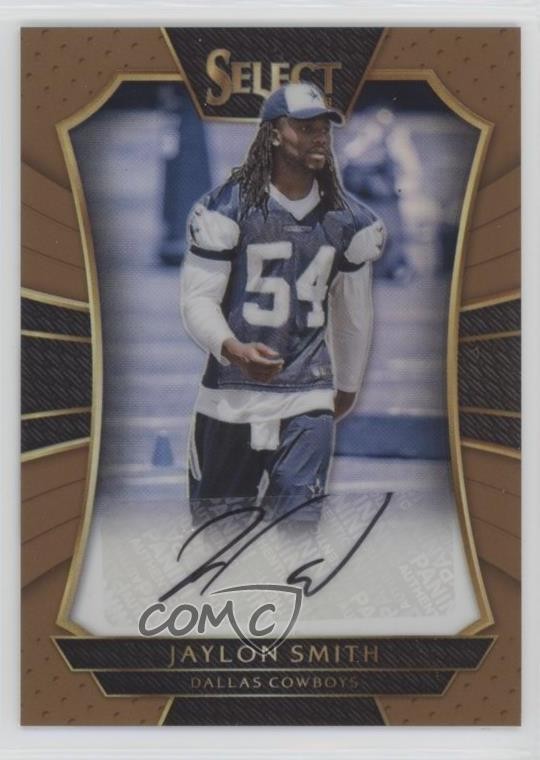 Jaylon Smith Panini Select Rookie Signatures #RSJS Copper Prizm