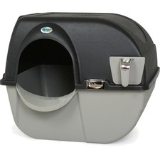 Self Cleaning Litter Box Plastic Large Midnight Black Cat Automate Waste