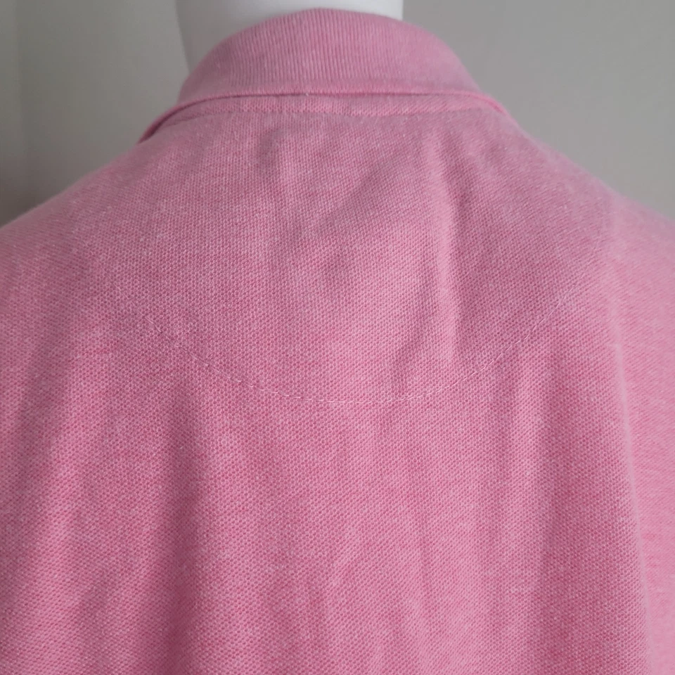 Beverly Hills Polo Club Camisa Grande Calce Moderno Rosa Pony Logo Bordado Foto 3 de 4